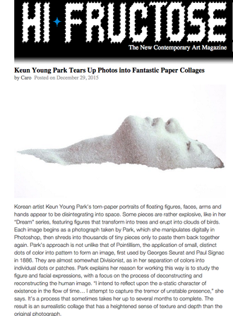 Keun Young Park featured in Hi Fructose Magazine